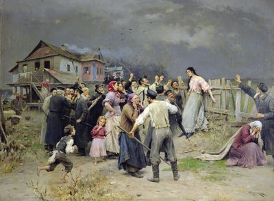 Ein Opfer des Fanatismus, 1899 von Nikolai Pimonenko